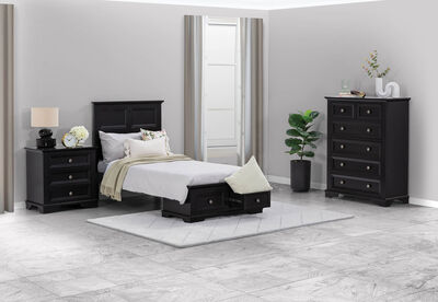 CHANELLE - 3 Piece King Single Bedroom Suite