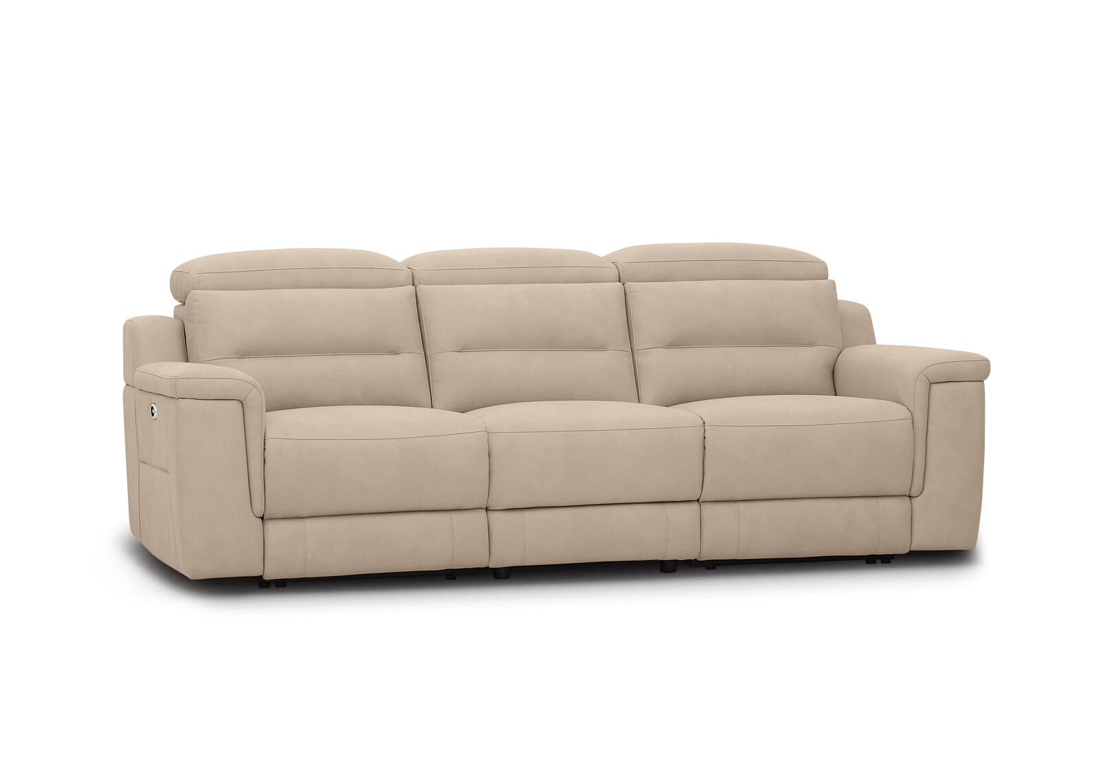JEFFRIES FABRIC - 3 Seater Electric Recliners JEFFRIES FABRIC