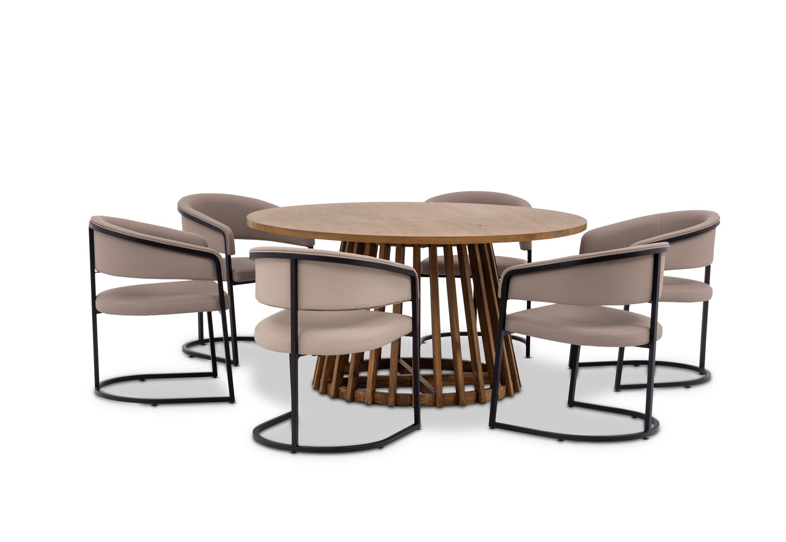 TORENTO - 7 Piece Dining Suite with Ambrose Dining Chairs TORENTO