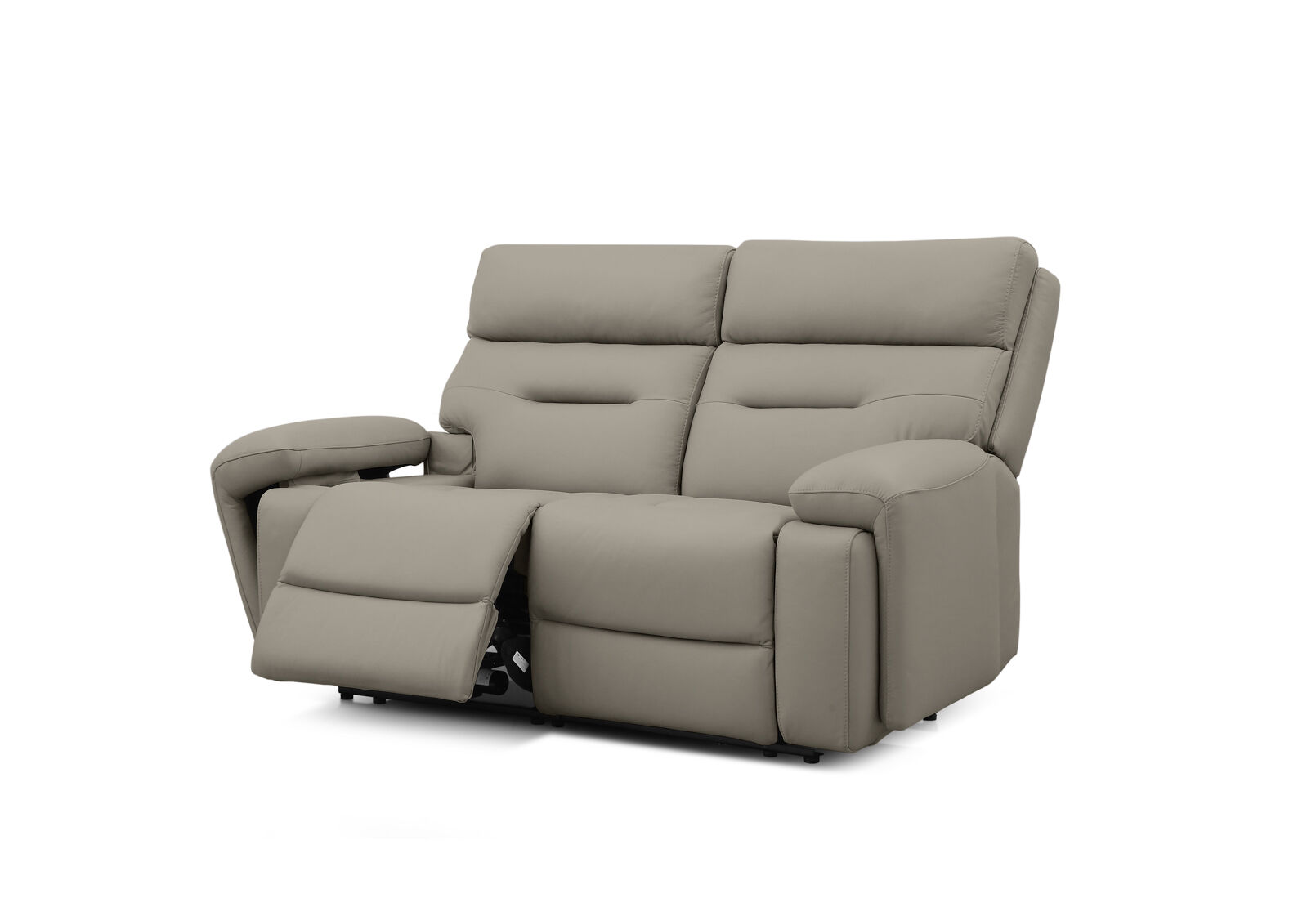HOLLYWOOD LEATHER - Media 2 Seater with Electric Recliners HOLLYWOOD LEATHER