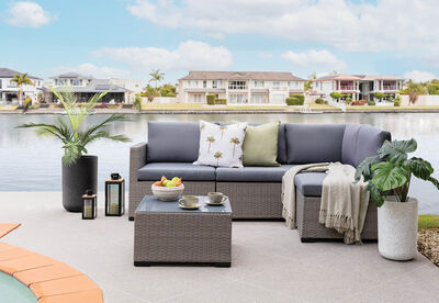 HAMILTON - Chaise Lounge with Coffee Table