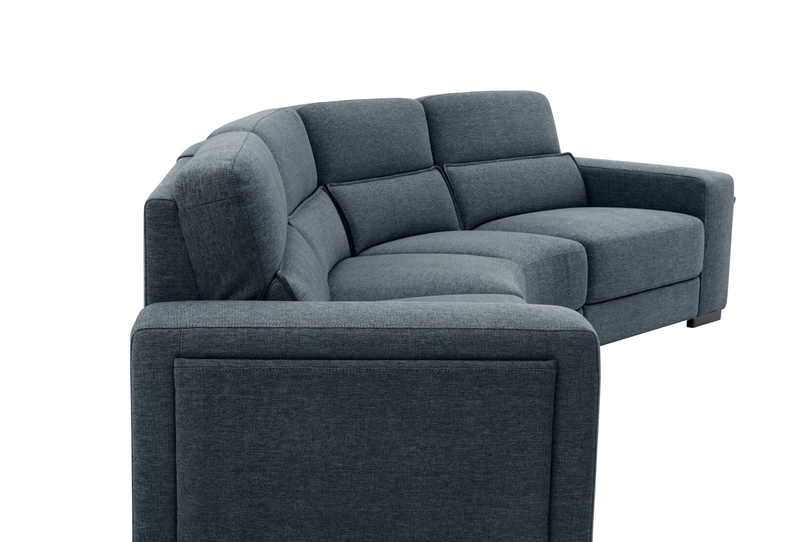 ELISEO FABRIC - 4 Seater Wedge Sofa ELISEO FABRIC