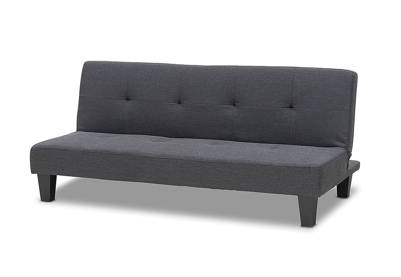 hada Extraer derrochador GREY STAYOVER Fabric Click Clack Sofa Bed