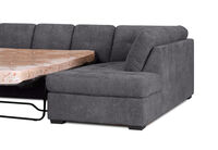 DIAMOND FABRIC - Corner RHF Chaise with Sofa Bed DIAMOND FABRIC