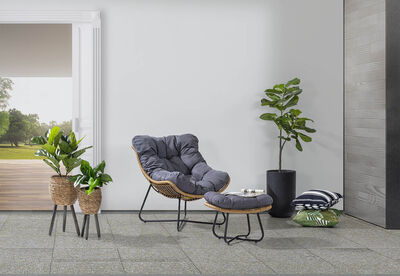 KENDARI - Outdoor Chair and Footstool