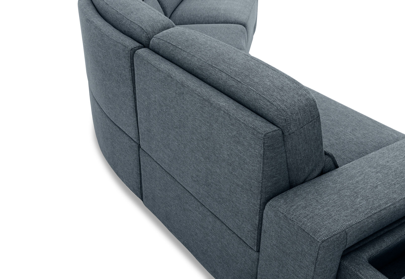 ELISEO FABRIC - 4 Seater Wedge Sofa ELISEO FABRIC