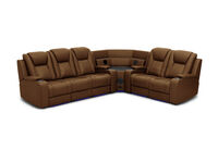 SENTINAL MK2 LEATHER - 5 Piece Corner with LHF 3 Seater SENTINAL MK2 LEATHER