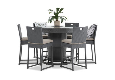 COLDIE - 7 Piece Outdoor Bar Setting