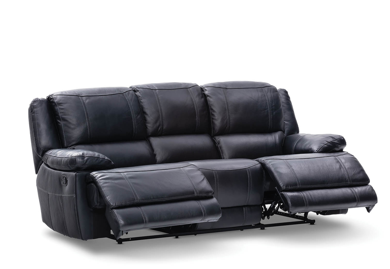FLOYD - Leather 3 Seat Sofa with 2 Inbuilt Recliners FLOYD