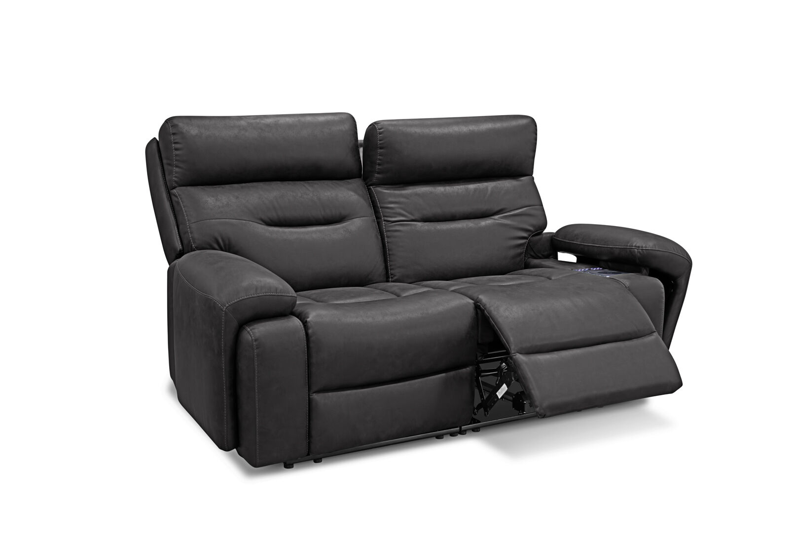 HOLLYWOOD FABRIC - Media 2 Seater with Electric Recliners HOLLYWOOD FABRIC