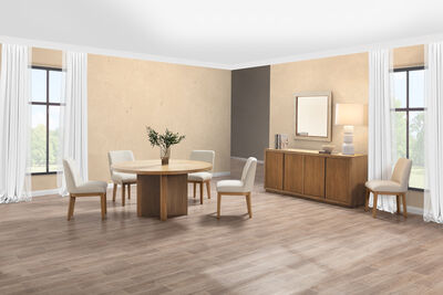 THORIN - 7 Piece Suite with Cora Dining Chairs