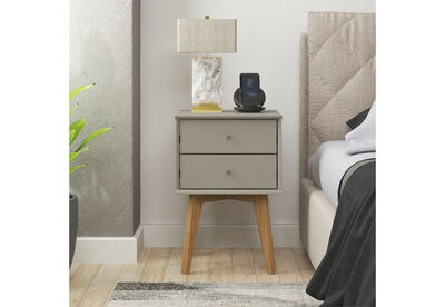 FIELDS - 2 Drawer Bedside Table