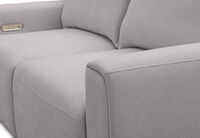 MIKAELA - 2 Seater with Sliding Electric Chaise MIKAELA