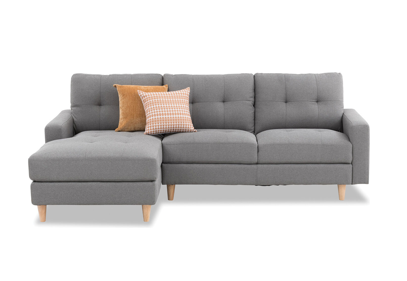 KELLER - Fabric 3 Seat LHF Chaise KELLER