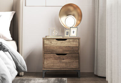 WARE - 2 Drawer Bedside