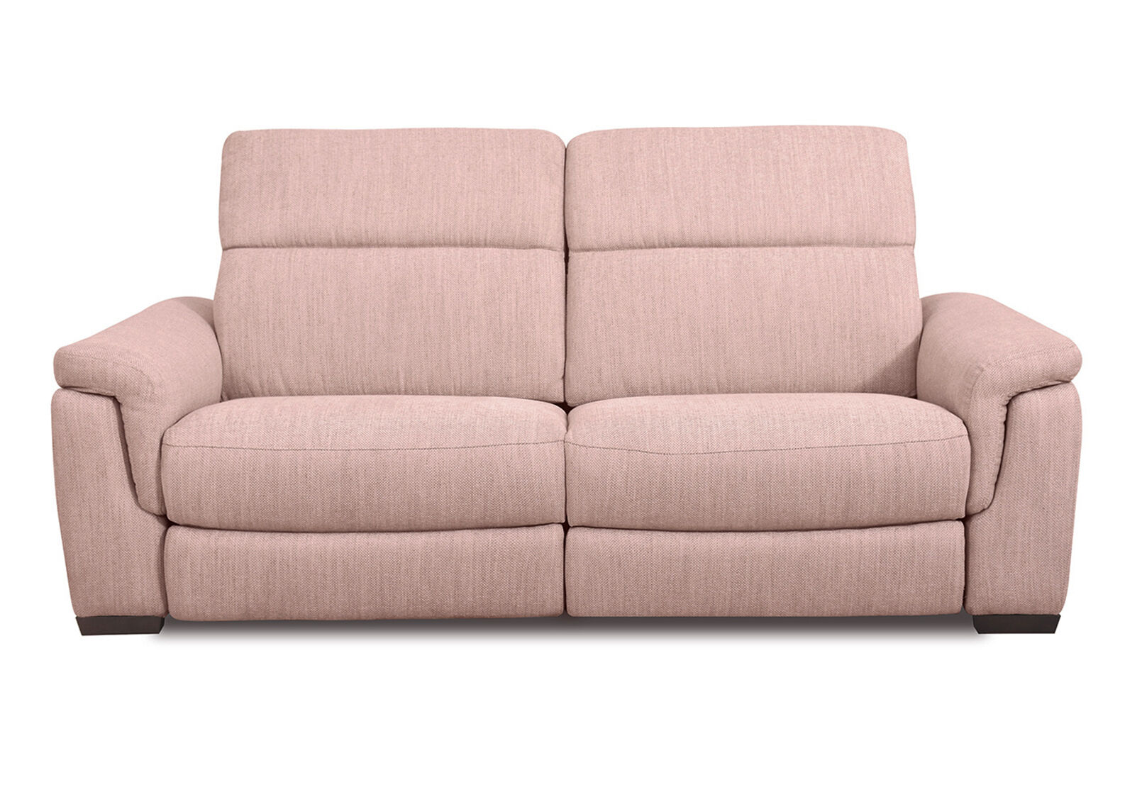 LUCIANO - Fabric 2.5 Seater Sofa with 2 Electric Recliners LUCIANO