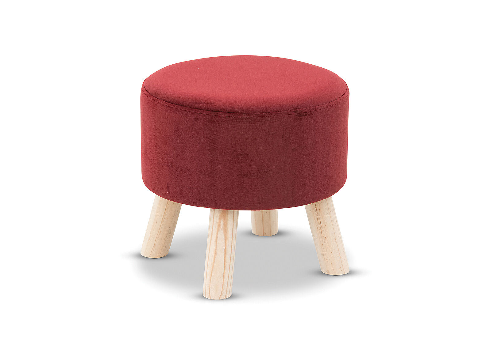 RED VELVET YOSHI Fabric Stool