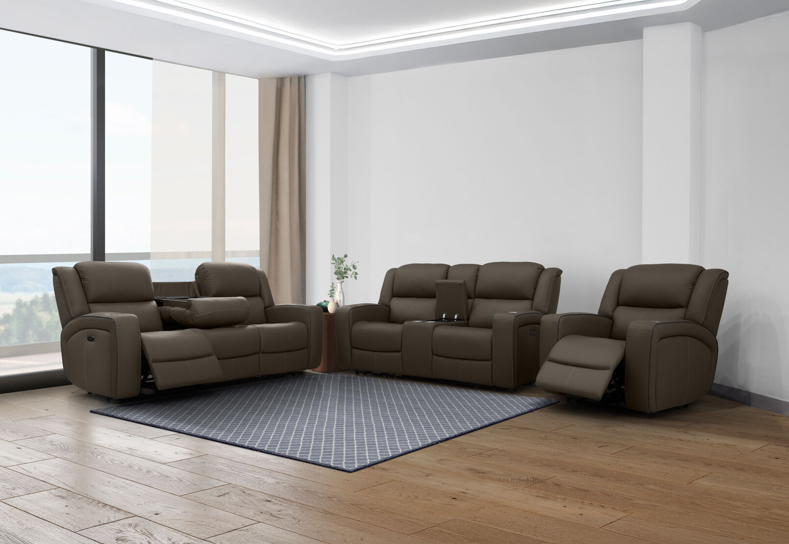CAPALDI LEATHER - Electric Recliner CAPALDI LEATHER