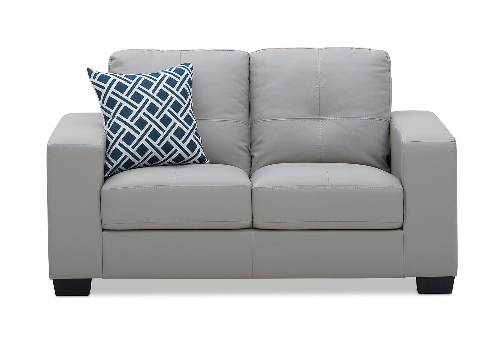 Diamond Leather Look 2 Seater Sofa Amart Furniture