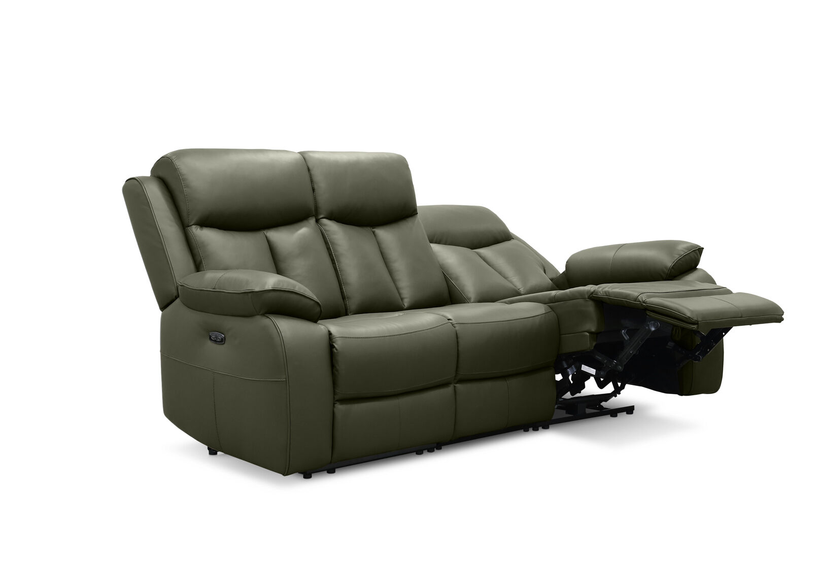 DACIA LEATHER - 3 Seater Sofa with 2 inbuilt Electric Recliners DACIA LEATHER