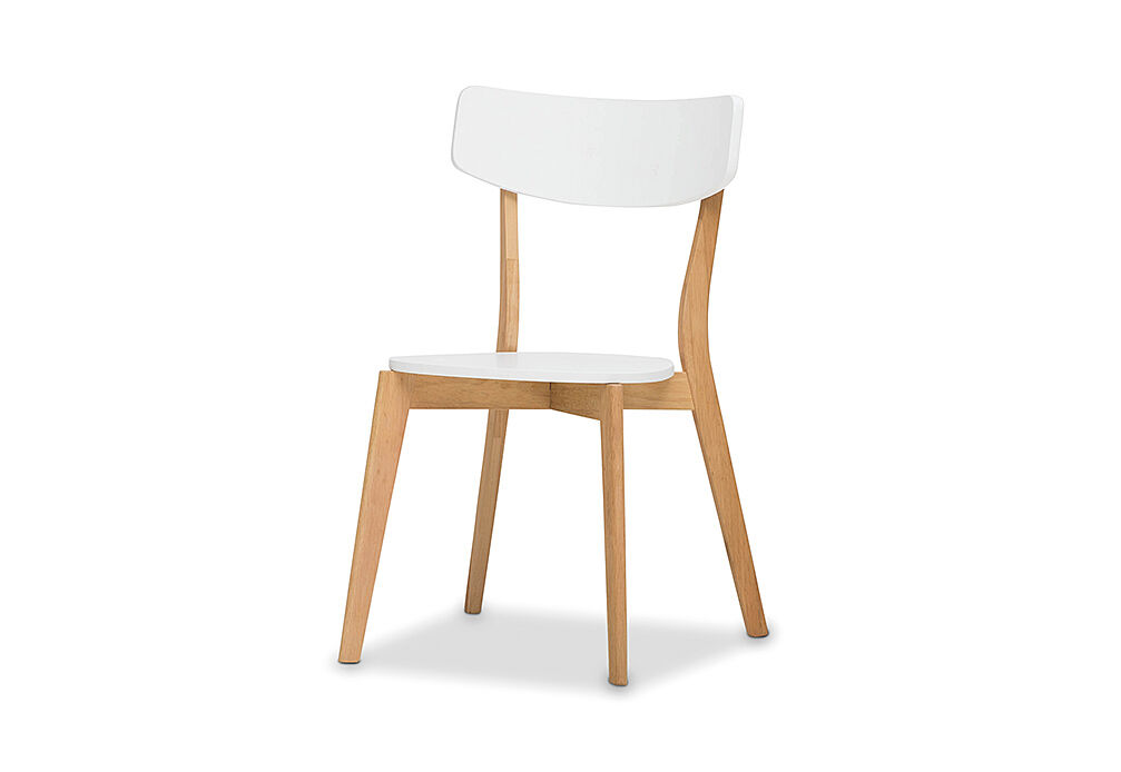 WHITE NATURAL SVEN Dining Chair