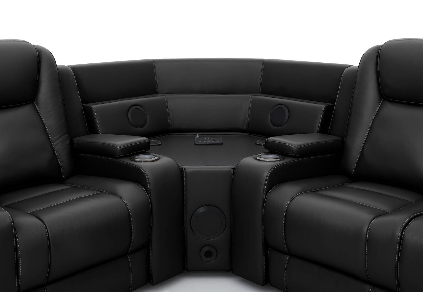 SENTINAL MK2 LEATHER - 4 Piece Corner with RHF Console SENTINAL MK2 LEATHER