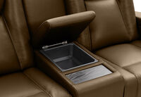 SENTINAL MK2 LEATHER - 2 Seater with 2 Electric Recliners and Console SENTINAL MK2 LEATHER
