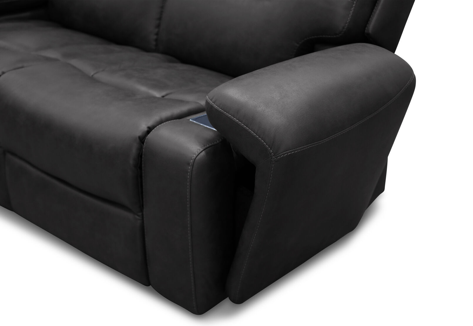 HOLLYWOOD FABRIC - Media 2 Seater with Electric Recliners HOLLYWOOD FABRIC