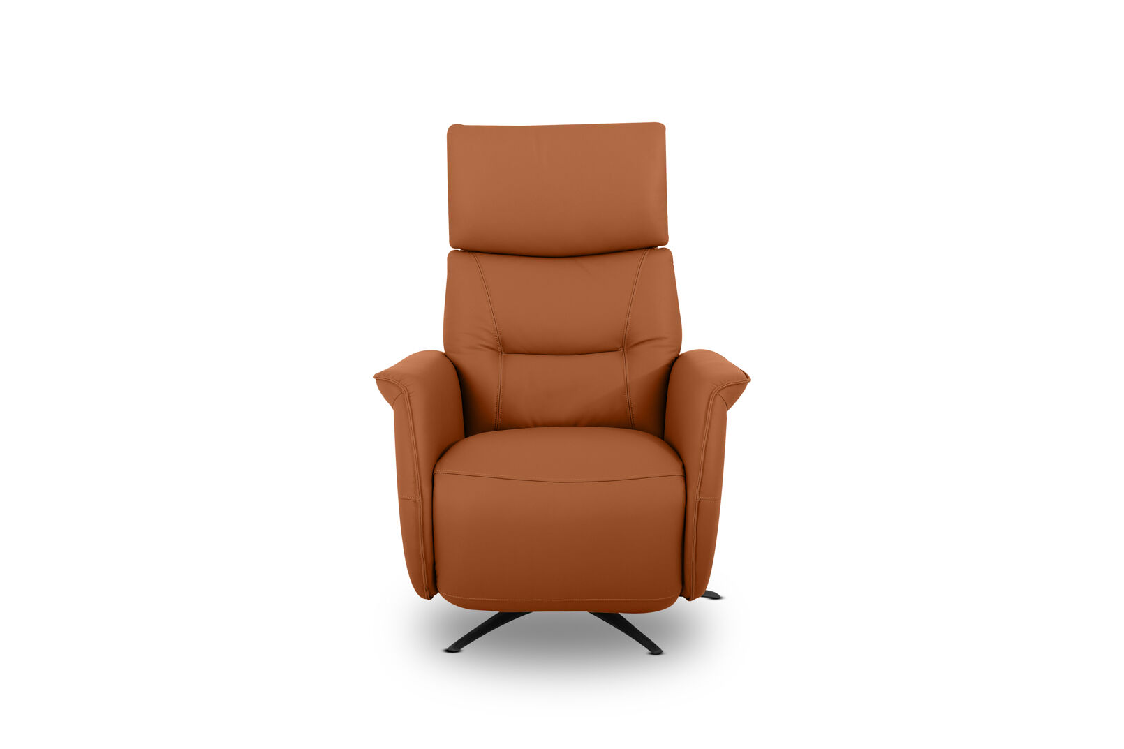 LENNY LEATHER - Swivel Deluxe Electric Recliner LENNY LEATHER