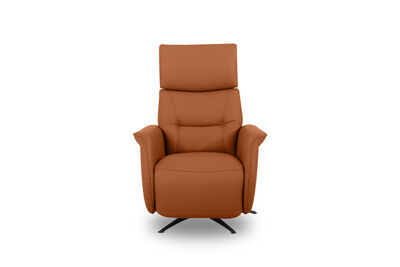 LENNY LEATHER - Swivel Deluxe Electric Recliner