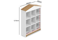 WATTS - 9 Cube Shelving Unit WATTS