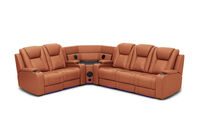 SENTINAL MK2 LEATHER - 5 Piece Corner with RHF 3 Seater SENTINAL MK2 LEATHER