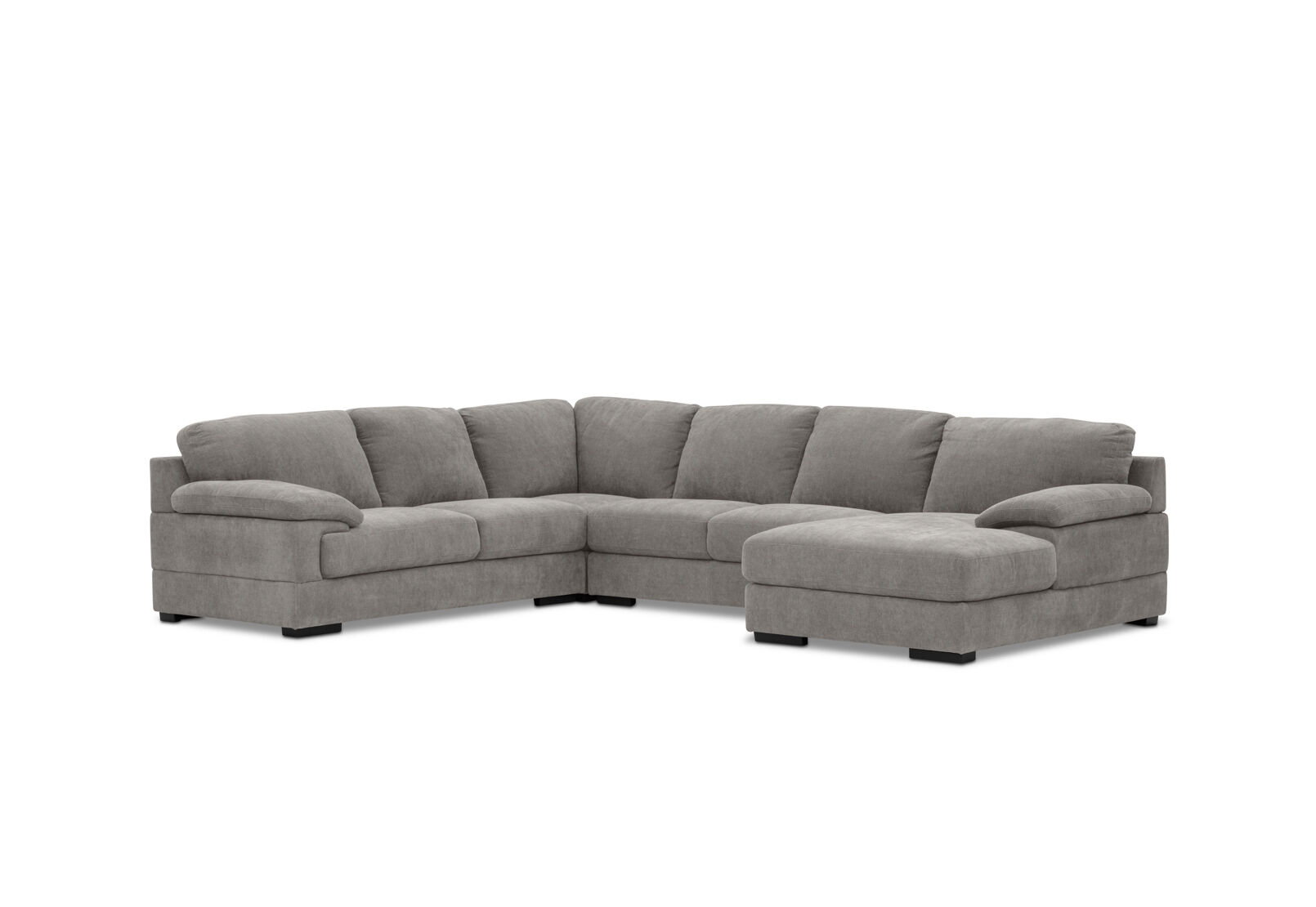 CANDACE FABRIC - 6 Seater Corner RHF Chaise CANDACE FABRIC