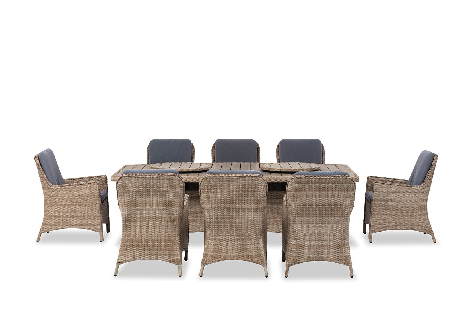 LUAU - 9 Piece Outdoor Dining Setting LUAU