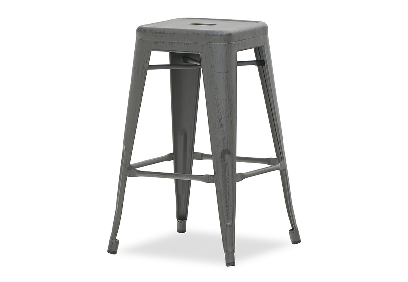 Antique Gunmetal Rocket 66cm Stool In Antique Gunmetal Amart Furniture