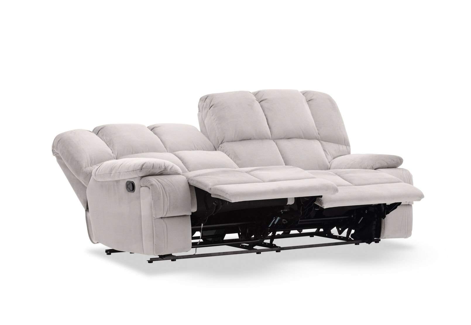 LEBRON FABRIC - 3 Seater with 2 inbuilt Recliners LEBRON FABRIC