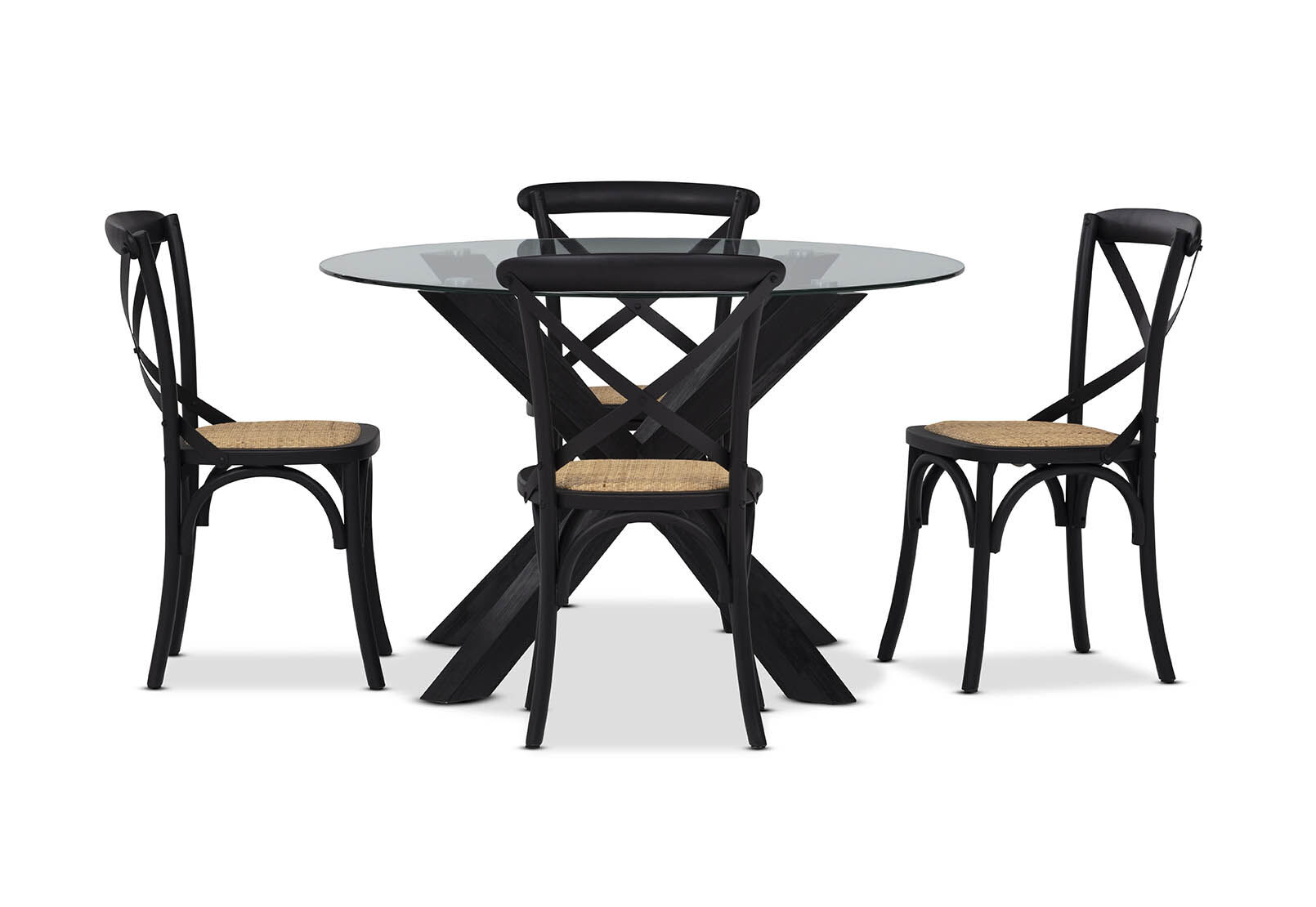 PROMENADE - 5 Piece Dining Suite with Bordeaux Dining Chairs PROMENADE