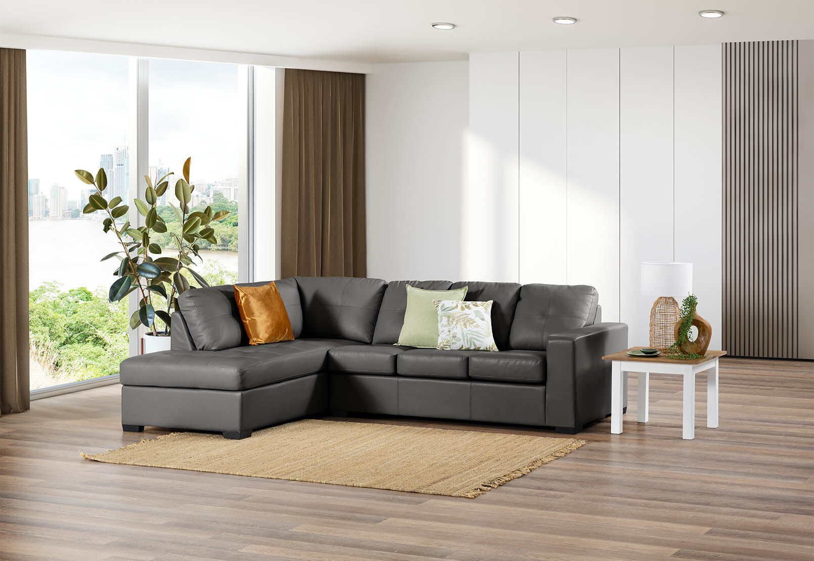 Diamond Left Hand Facing Corner Chaise W Sofa Bed Amart