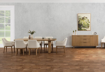 MIRAN - 9 Piece 2400 Dining Suite with Armondo Dining Chairs