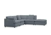 SUNNI FABRIC - 5 Piece Lounge Setting SUNNI FABRIC