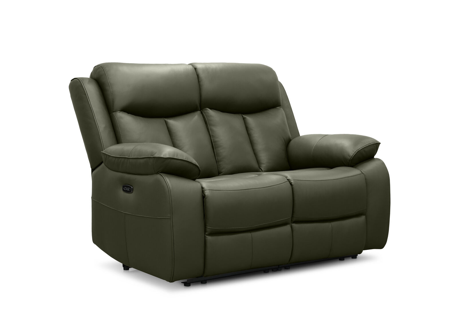 DACIA LEATHER - 2 Seater Sofa with inbuilt Electric Recliners DACIA LEATHER
