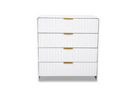CARRARA - 4 Drawer Tall Chest CARRARA