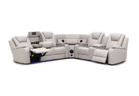 SENTINAL MK2 LEATHER - 5 Piece Corner with RHF Console SENTINAL MK2 LEATHER