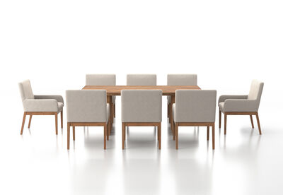 ROMULUS - 9 Piece Dining Suite with Lazarus Dining Chairs