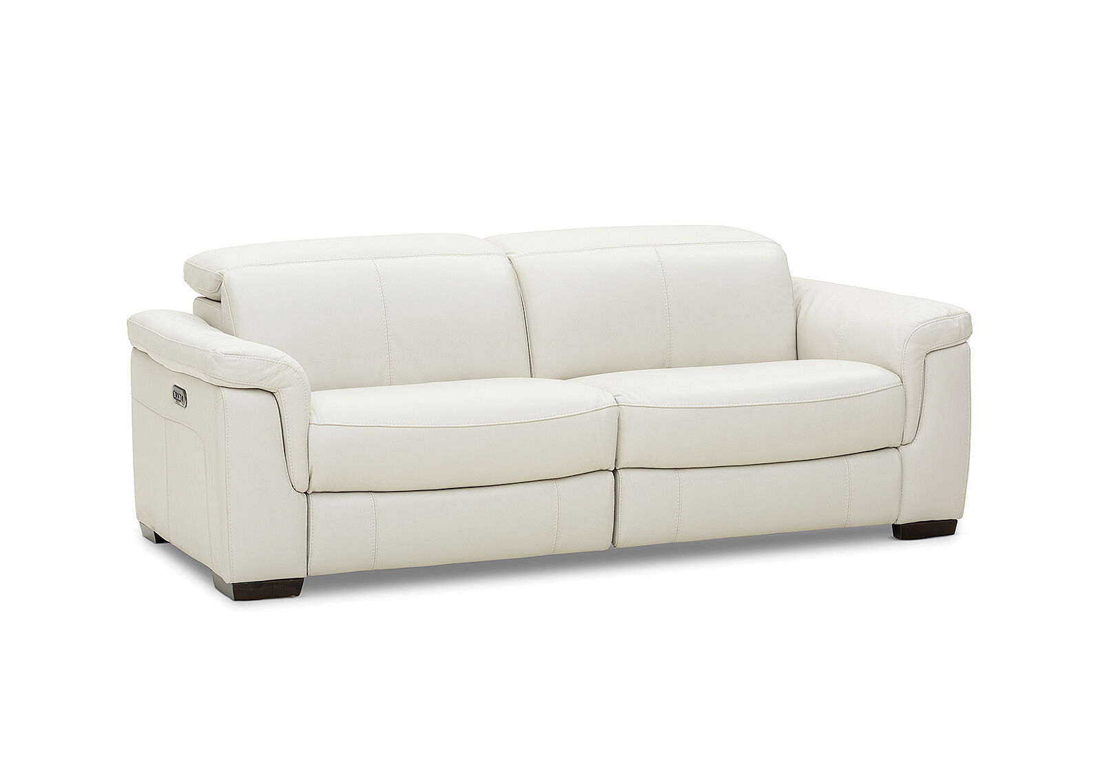 LUCIANO - Leather 2.5 Seater Sofa with 2 Electric Recliners LUCIANO