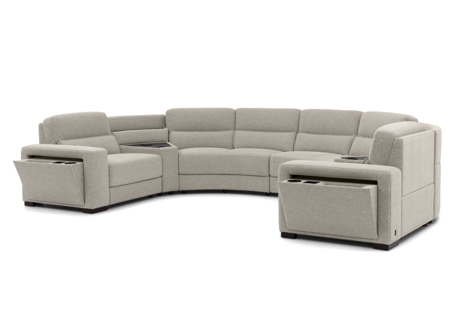 ELISEO FABRIC - 6 Seater Curved Corner ELISEO FABRIC