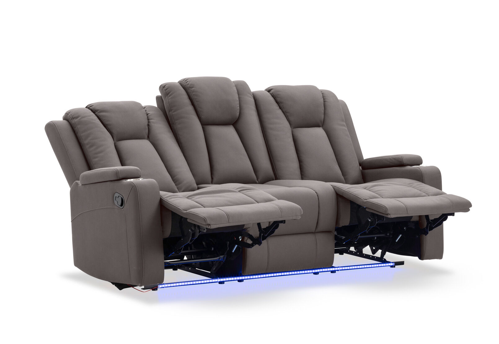 TRAVIS FABRIC - 3 Seater with Recliners TRAVIS FABRIC