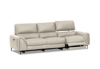 DOMINICO LEATHER - 3 Seater with 2 inbuilt Electric Recliners DOMINICO LEATHER