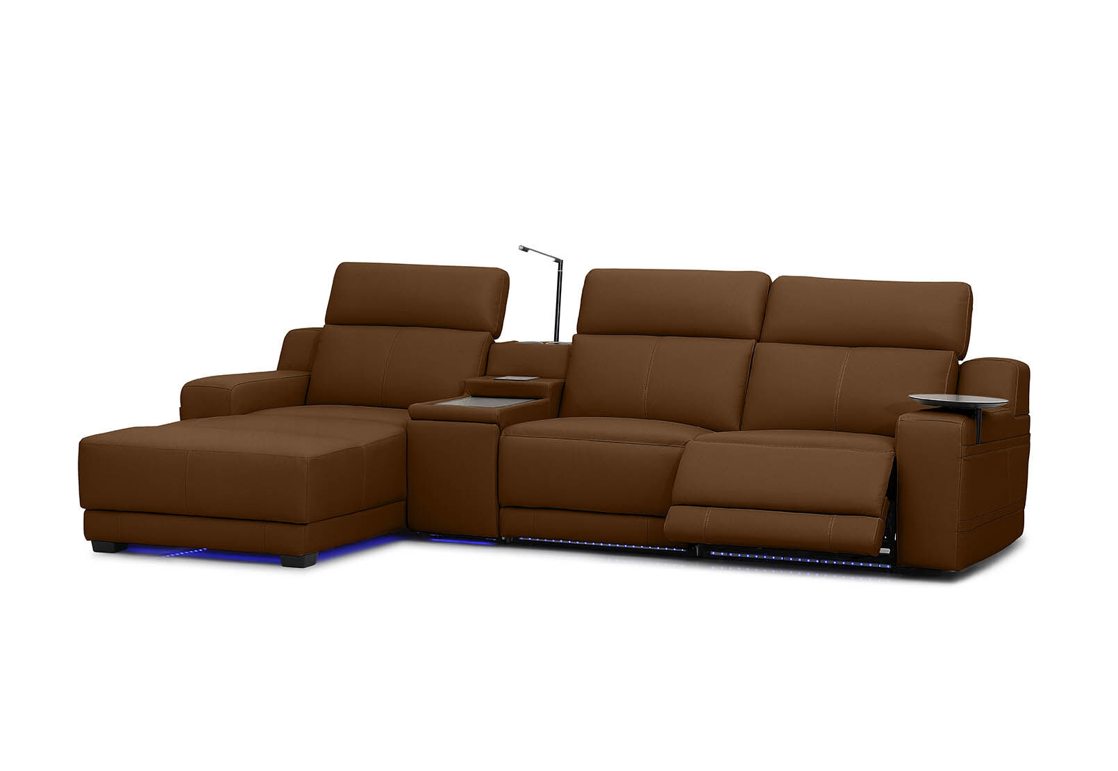 CASSIUS MK2 LEATHER - 3 Seater LHF Chaise CASSIUS MK2 LEATHER