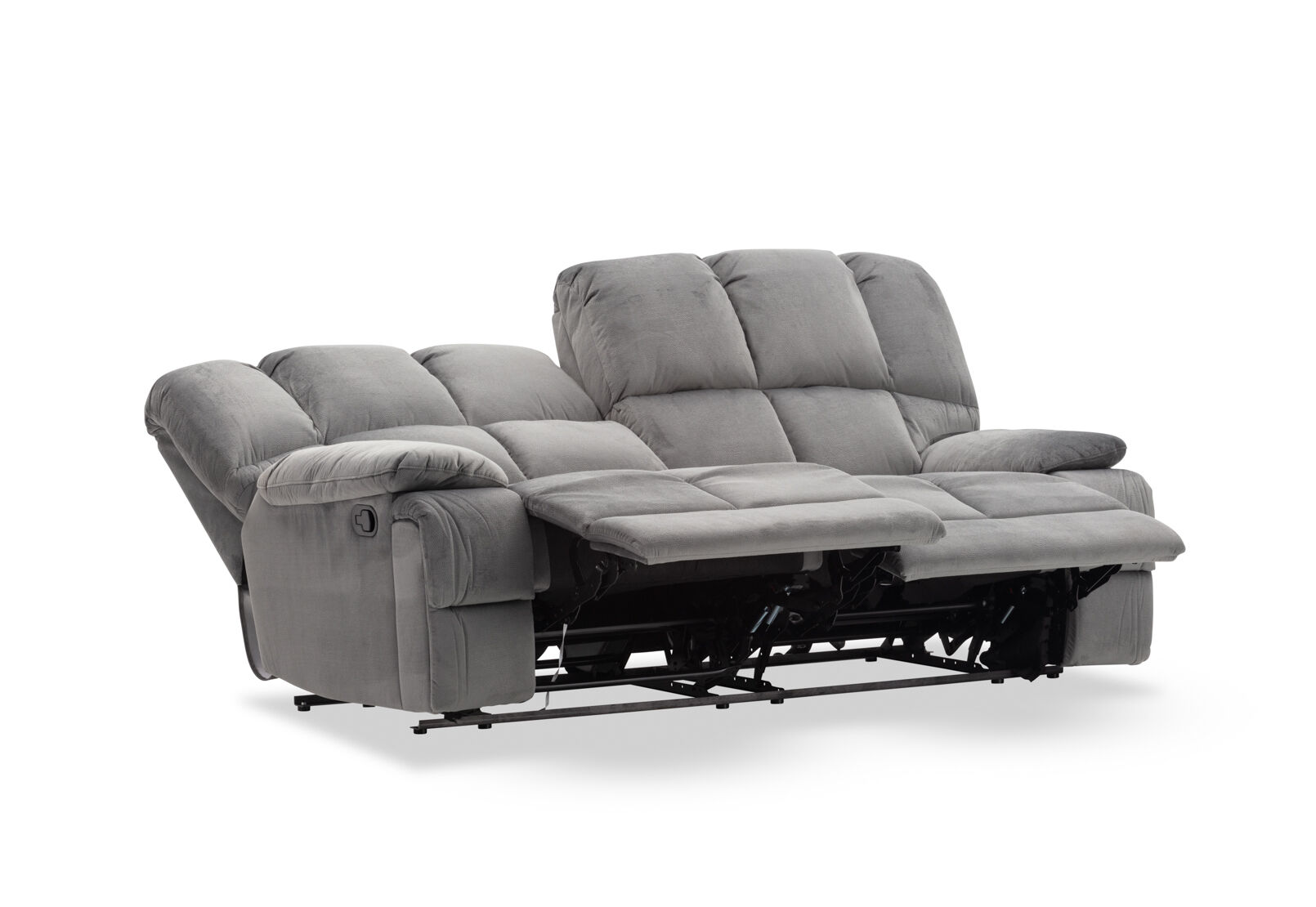 LEBRON FABRIC - 3 Seater with 2 inbuilt Recliners LEBRON FABRIC